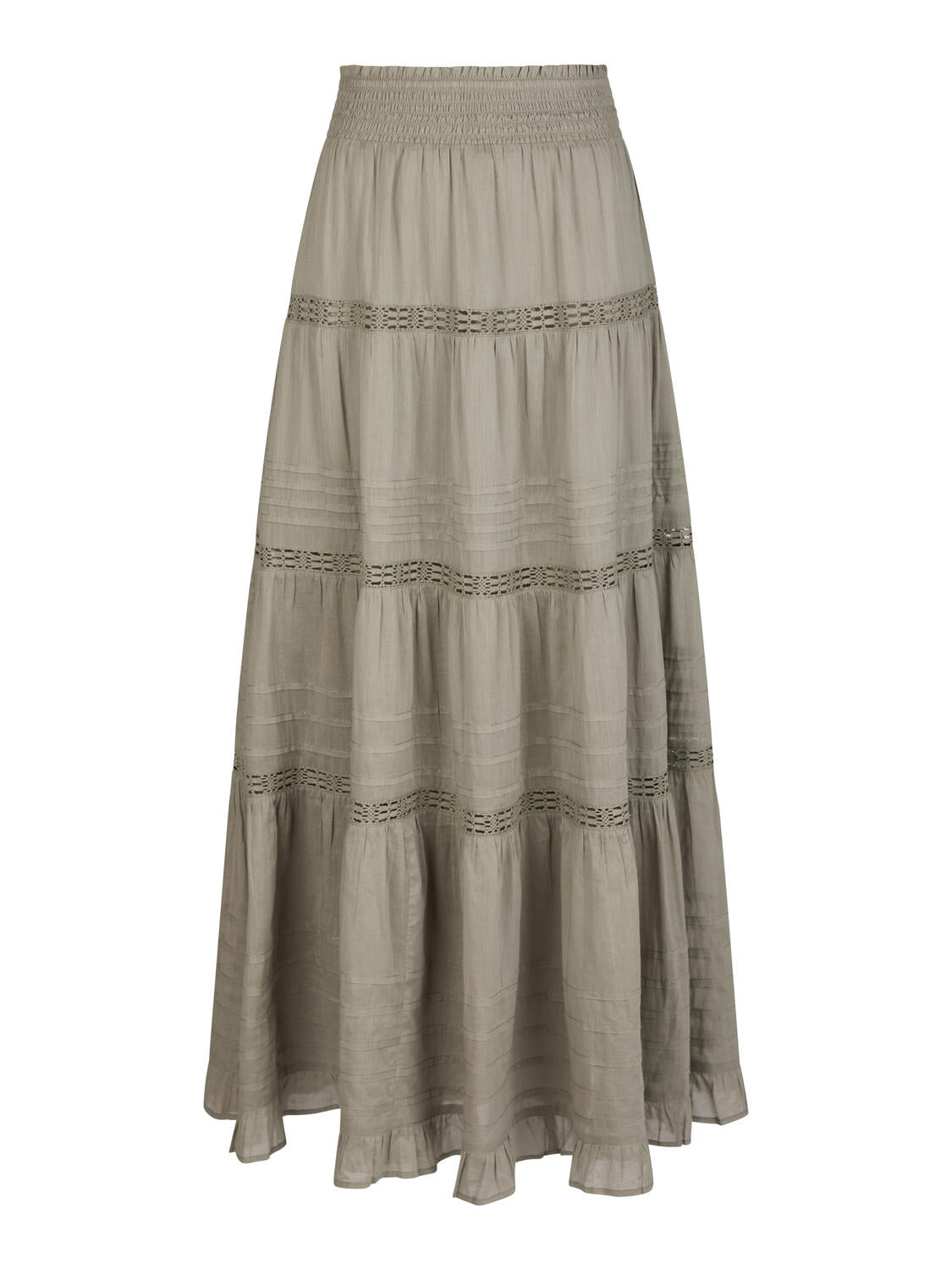 Felicia S Voile nederdel - Smoke Green